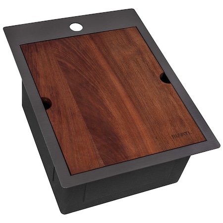 Ruvati Sink, Stainless Steel, 20" W x 15" L x RVH8210BL